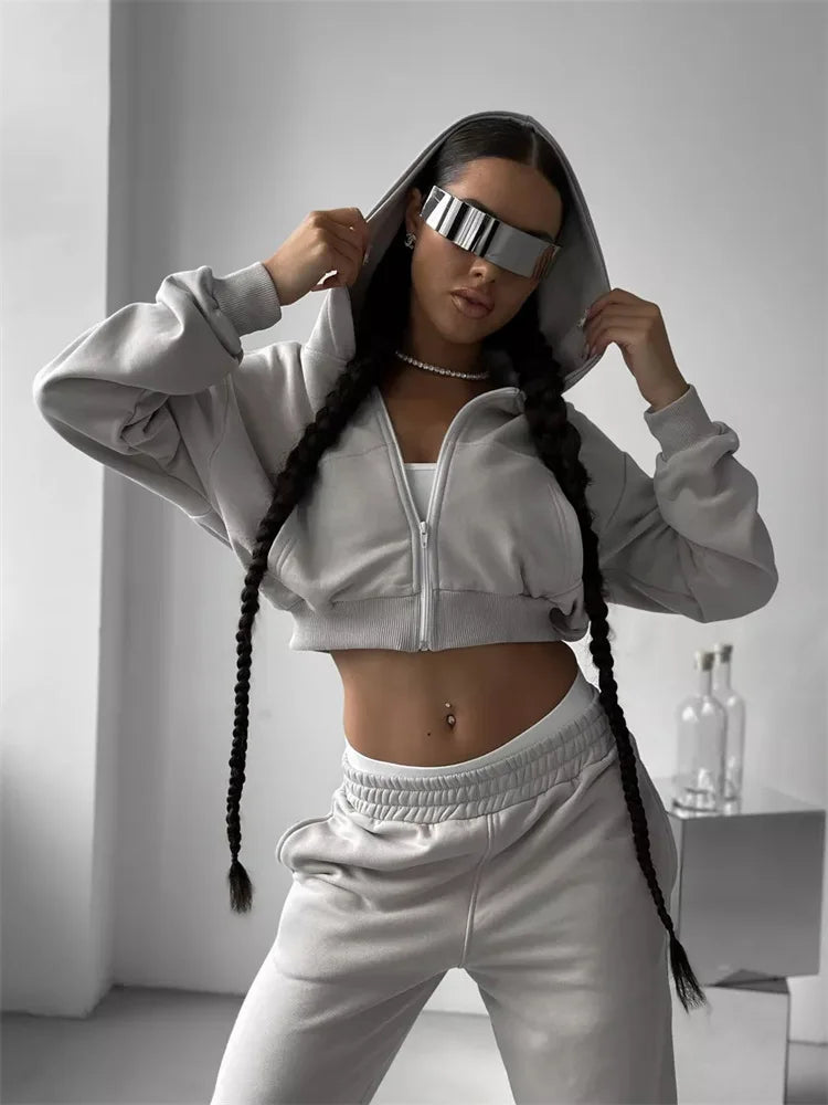 The Zip Hoodie Trouser Set