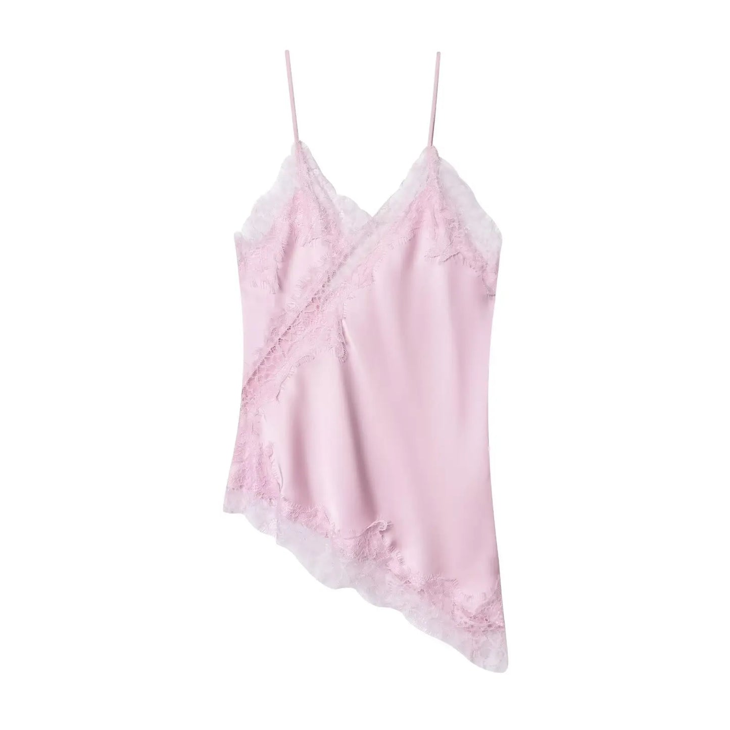 The Asymmetric Lace Camisole