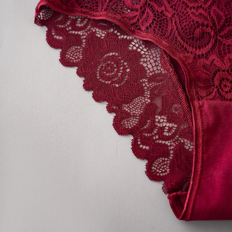 The 3-Pack Floral Embroidery Lace Brief