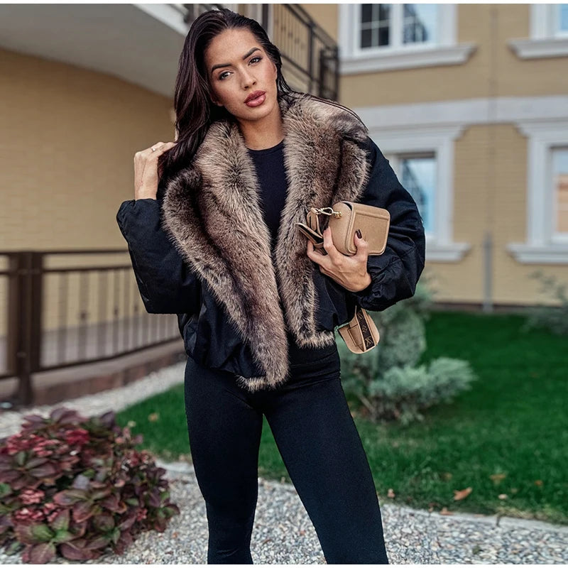 The Belted Fur Hood Parka