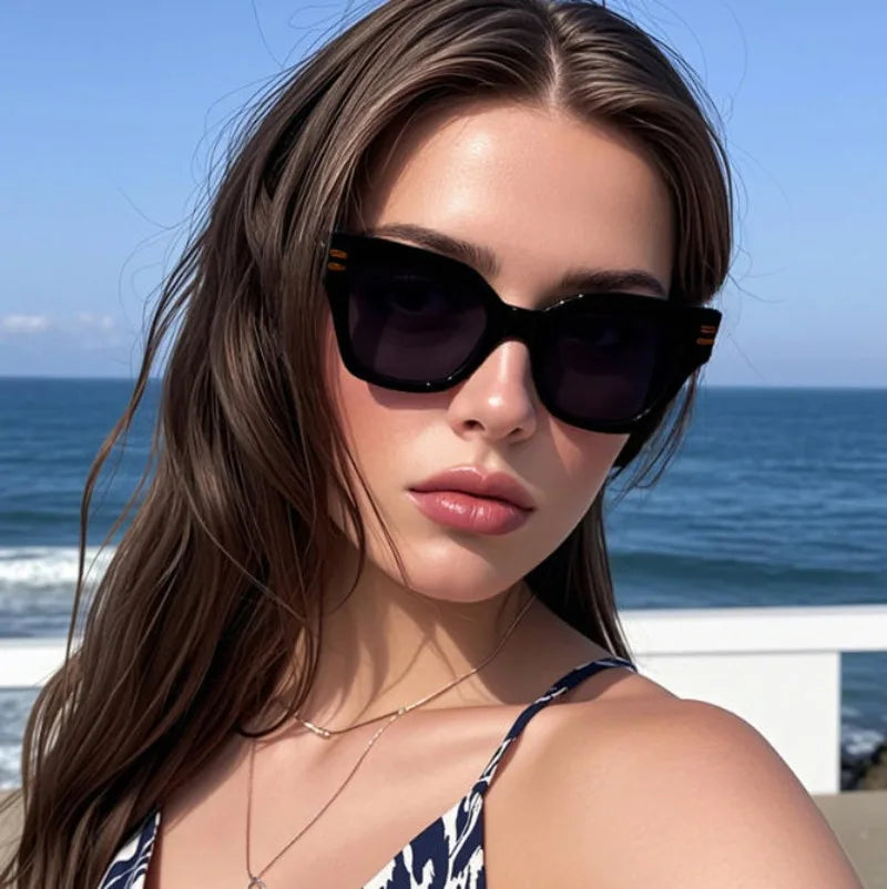 The Oversized UV Blocking Square Sunglasses