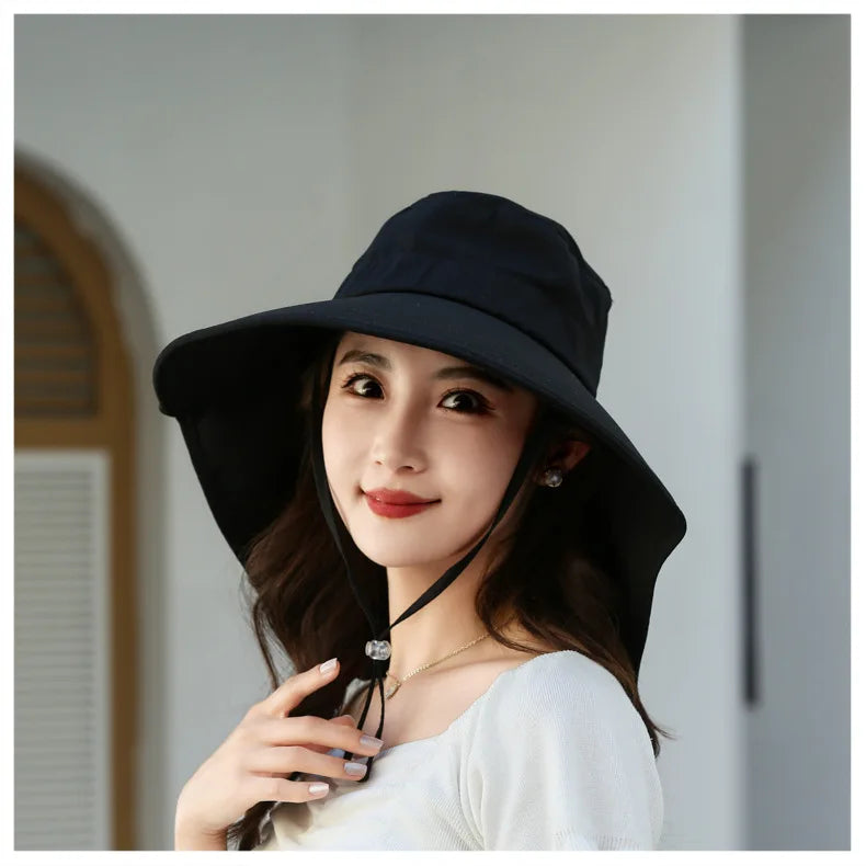 The Wide Brim Neck Cover Safari Cap