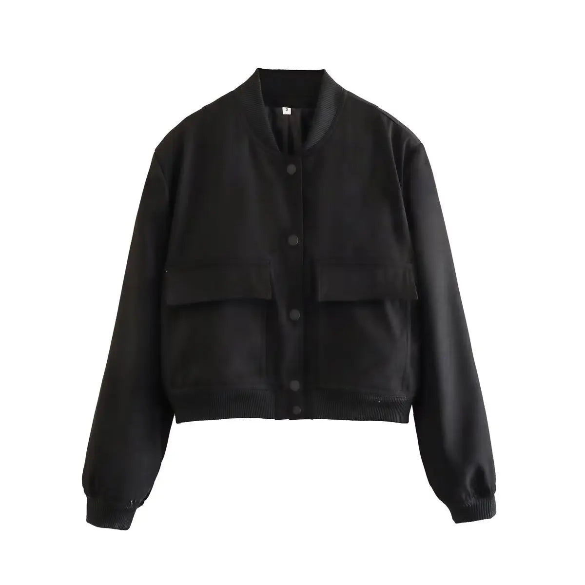 The V-Neck Solid Bomber