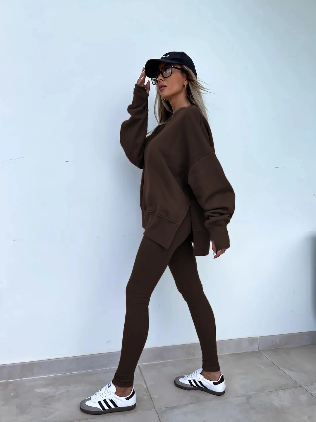The Oversized Knit Trouser Set
