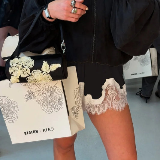 The Satin Lace Boxer Short