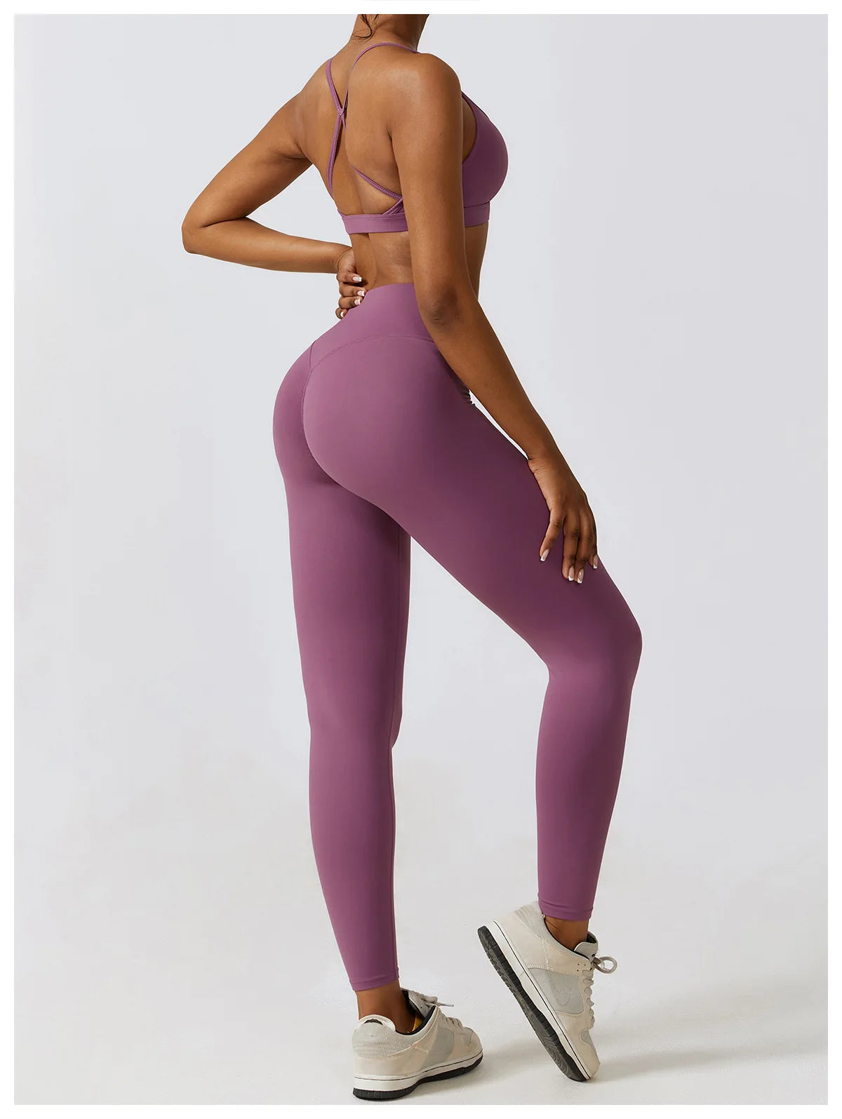 Butt Lifting Running Leggings Women 2025 High Waist Quick-Dry Naked Feel Yoga Pants Tummy Control Outdoor Workout Tights for Gym