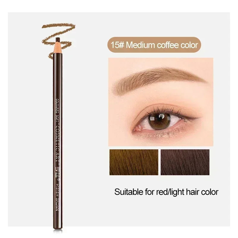 The 6-Color Waterproof Brow Pencil