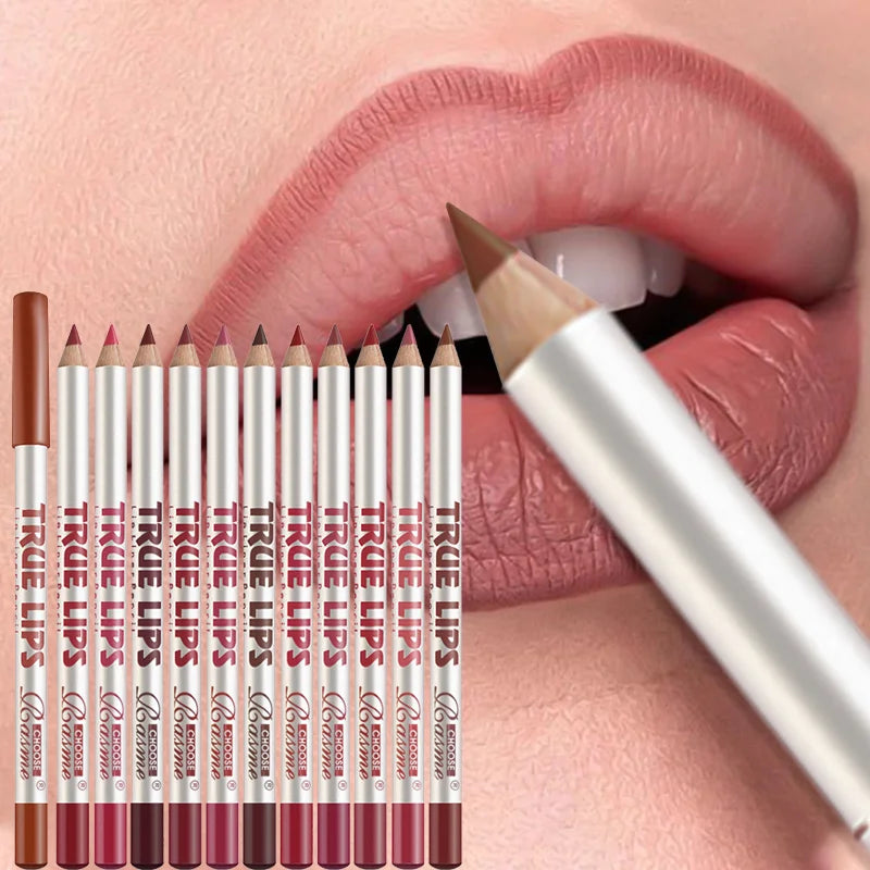 The 12-Piece Lip Liner & Gloss Set
