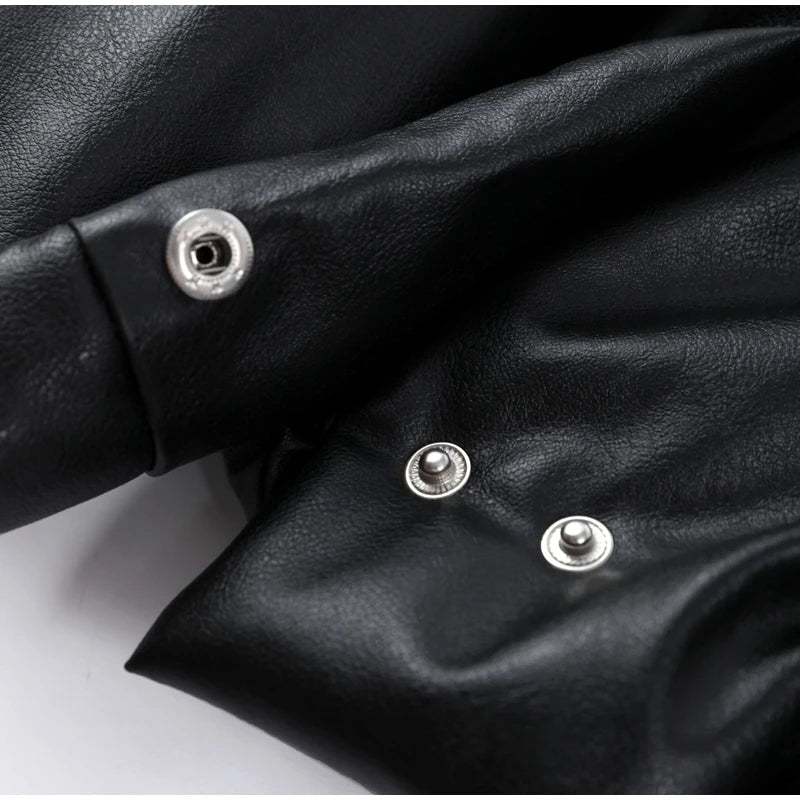 Solid Thicken Short Woman Coats Turn-down Collar Long Sleeve Covered Button Warm Outerwear 2025 Autumn Winter New Lady Jackets