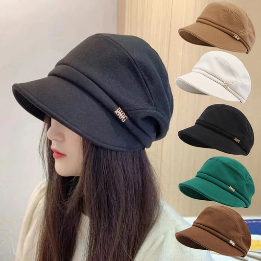 The Plush Newsboy Cabbie Beret Cap