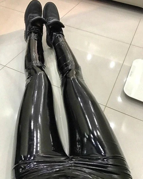 The Bright PU Leather Pant