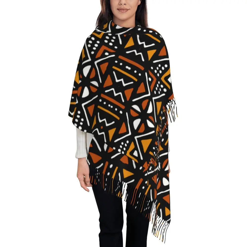 The Tribal Print Wrap Scarf
