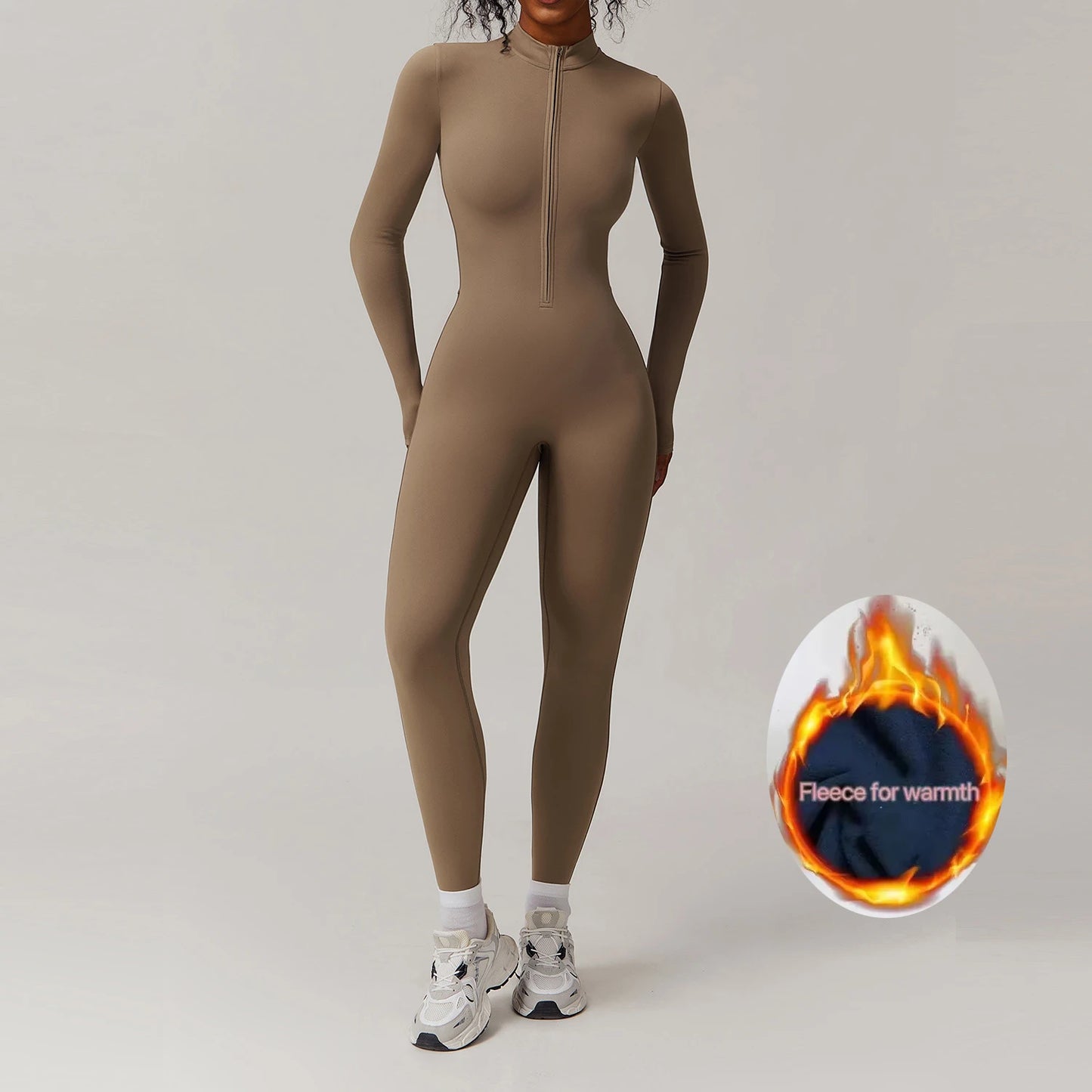 The Warm Fleece One-Piece Ski Jumpsuit