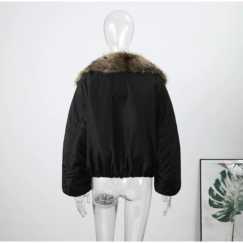 The Belted Fur Hood Parka