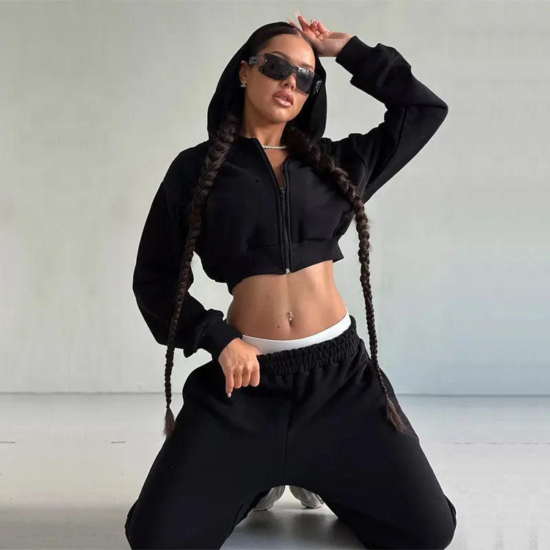 The Zip Hoodie Trouser Set