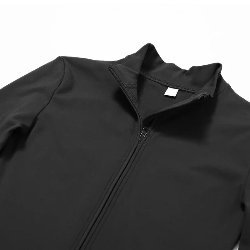 The Warm Fleece Zip Fitness Jumpsuit