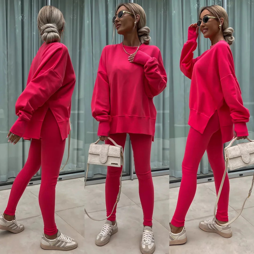 The Oversized Knit Trouser Set