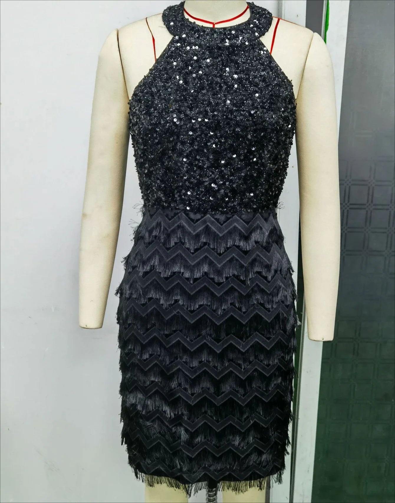 The Tassel Sequin Mini