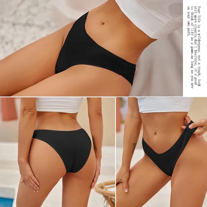 The 4-Pack Seamless Cotton Brief Set