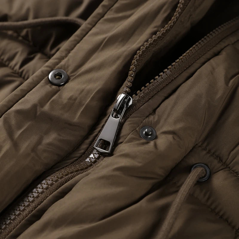 The Belted Fur Hood Parka