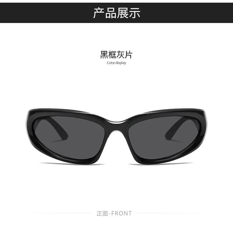 The Y2K Oval Mirror Shades