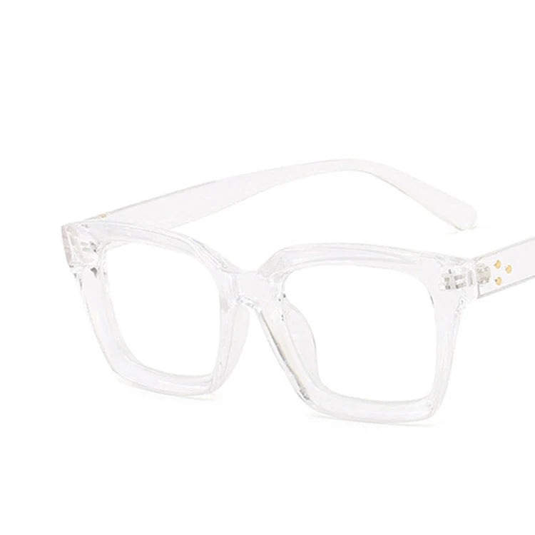 The Big Square Clear Computer Glasses