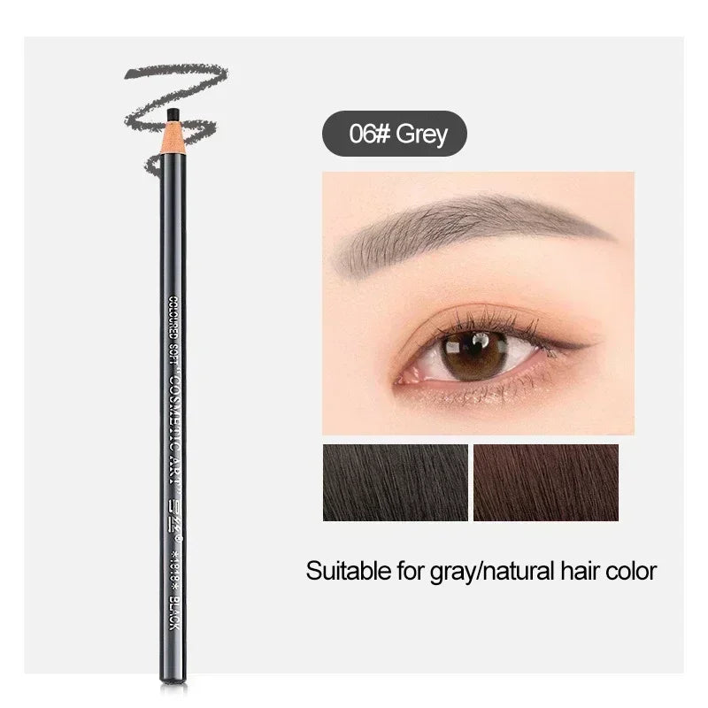The 6-Color Waterproof Brow Pencil