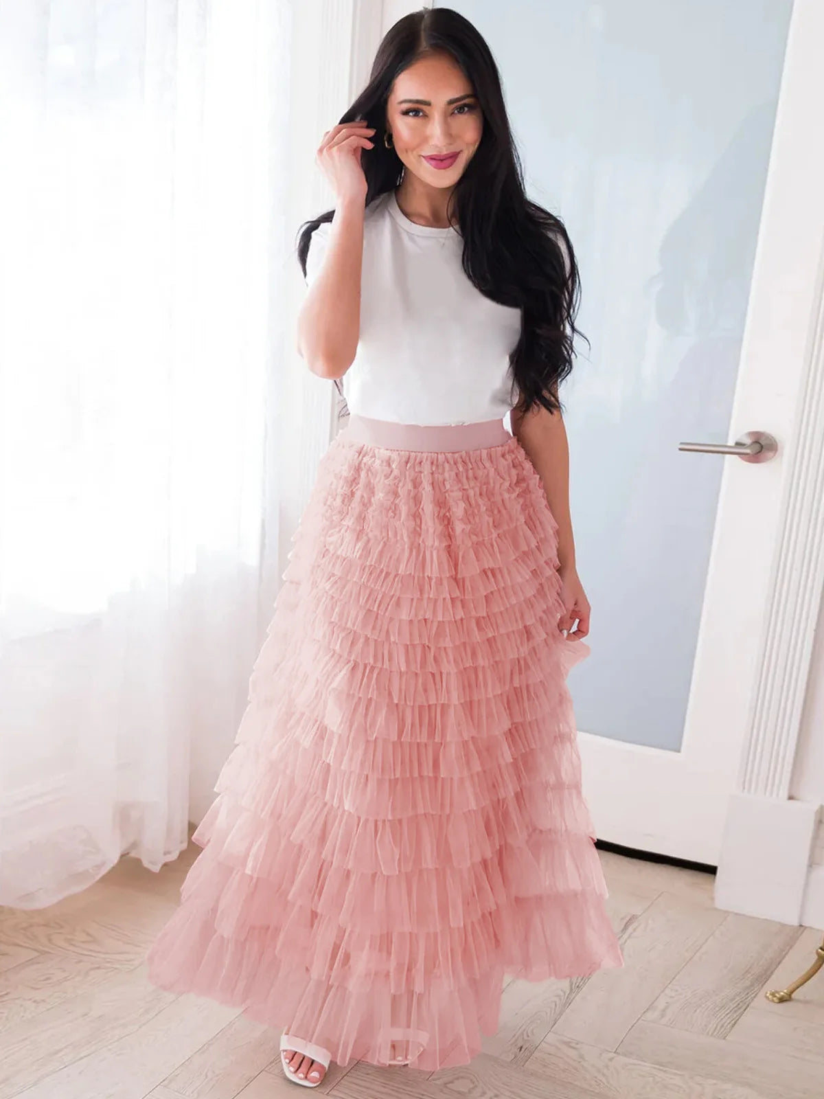 The Boho Multilayer Tulle Maxi