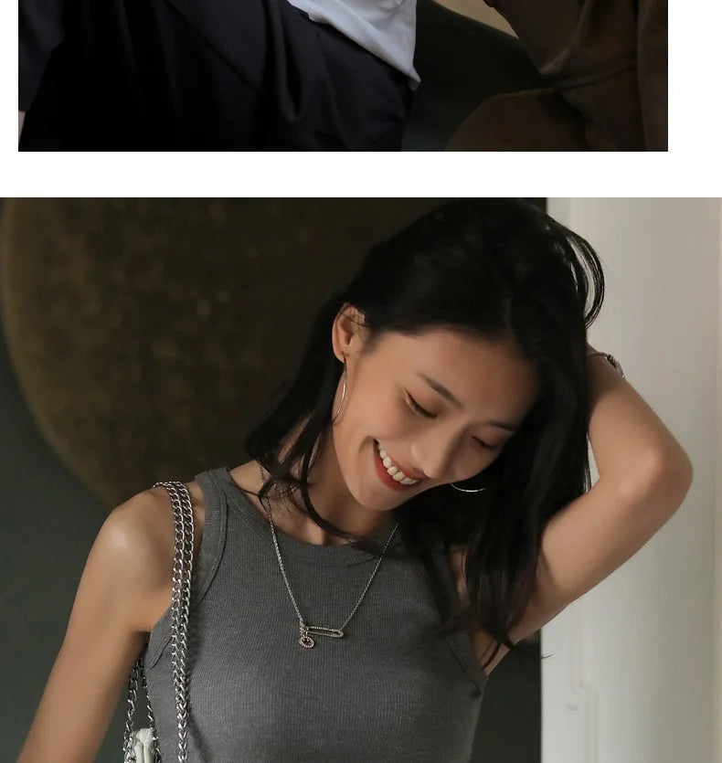 The Bare Navel Backless Crop Vest