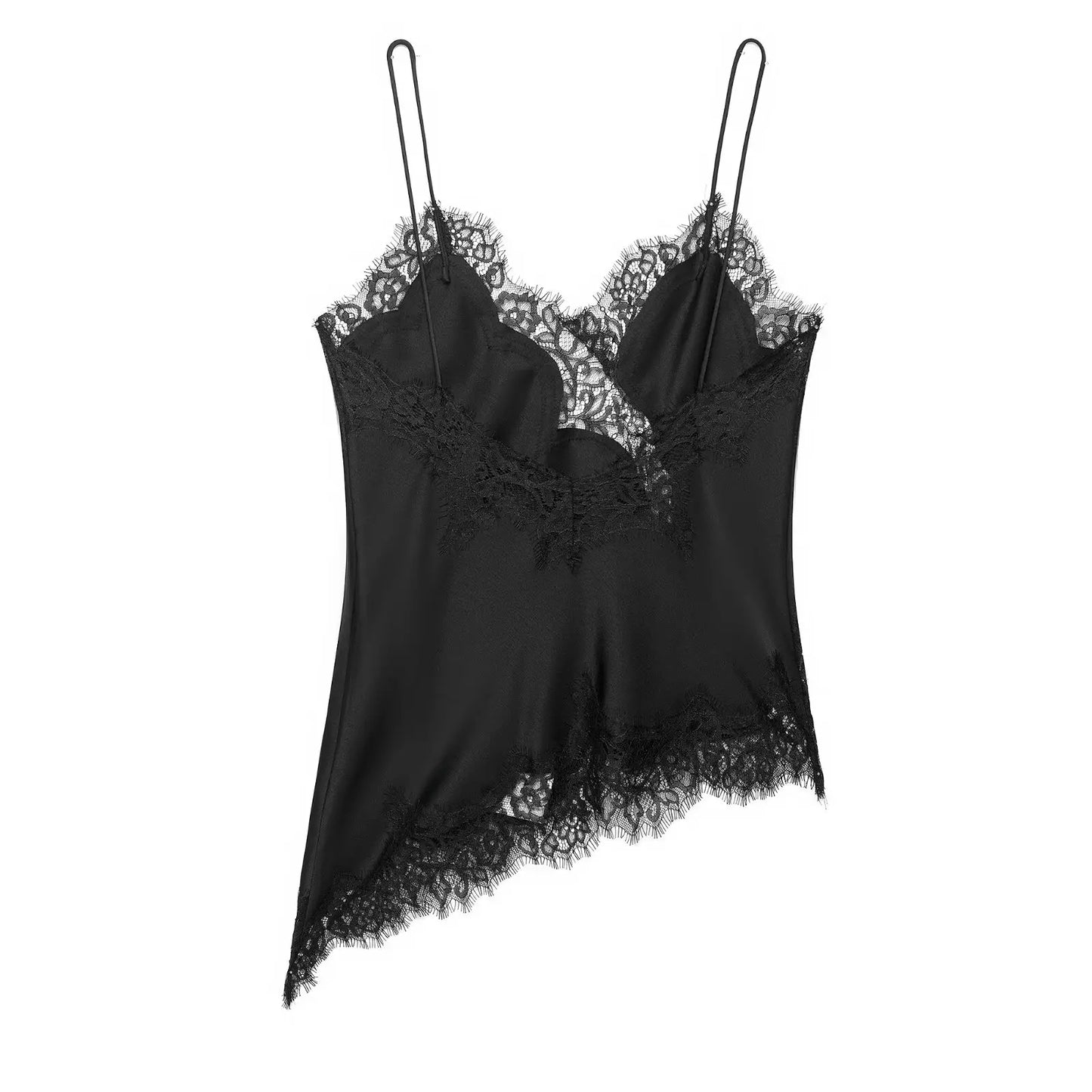 The Asymmetric Lace Camisole