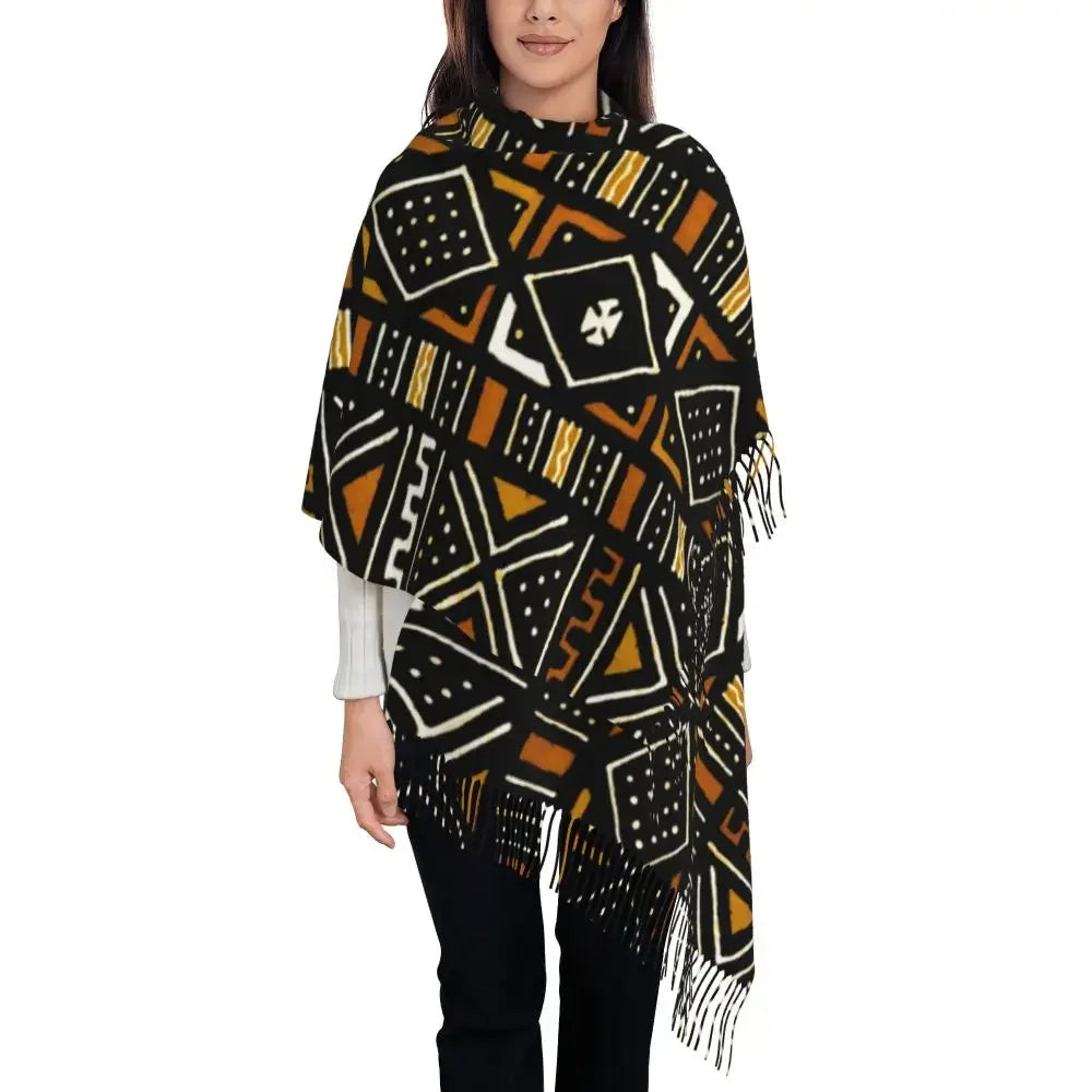 The Tribal Print Wrap Scarf