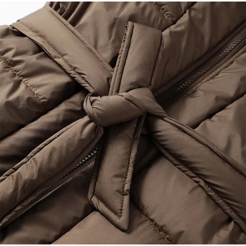 The Belted Fur Hood Parka