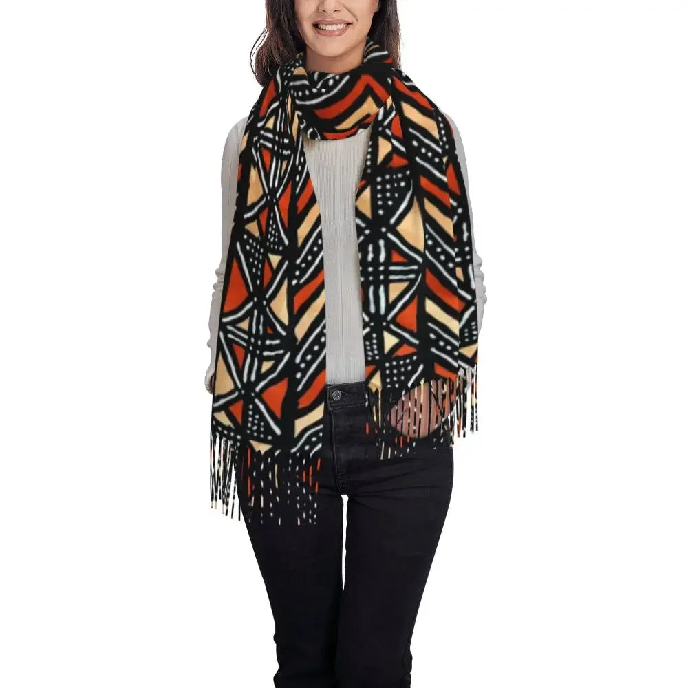 The Tribal Print Wrap Scarf