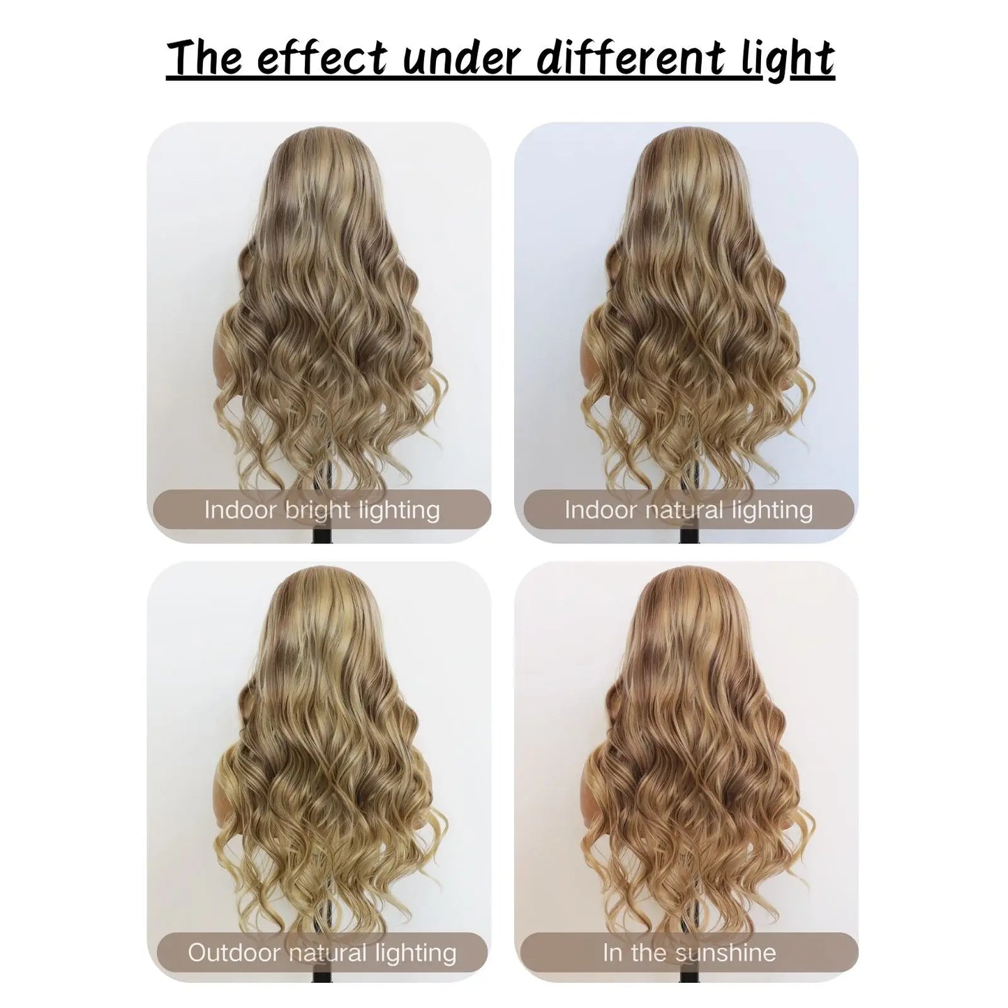 The Blonde Highlight Ombre Lace Front Wig