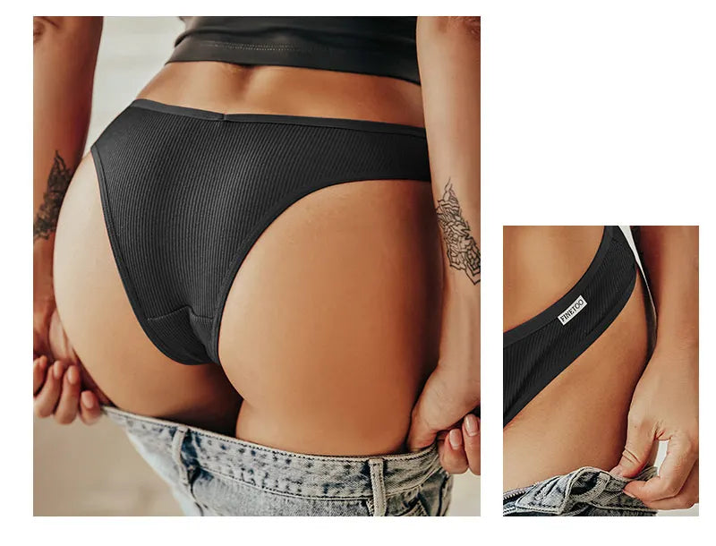 The 5-Pack Cotton Brazilian Brief Set