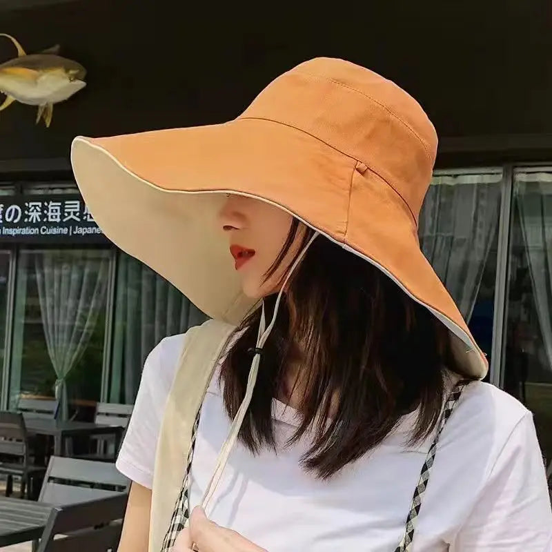 The Wide Brim Neck Cover Safari Cap