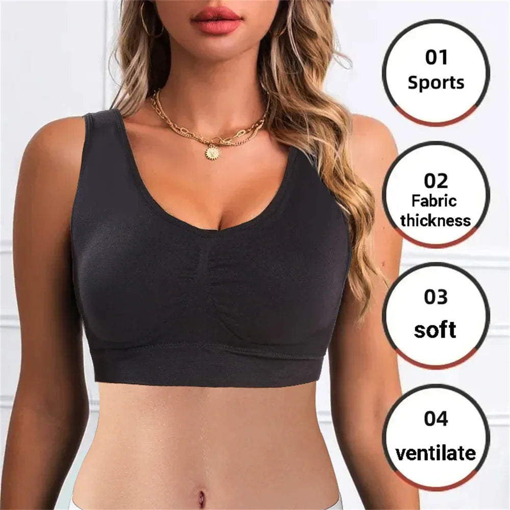 The Striped Seamless Sports Crop Bra