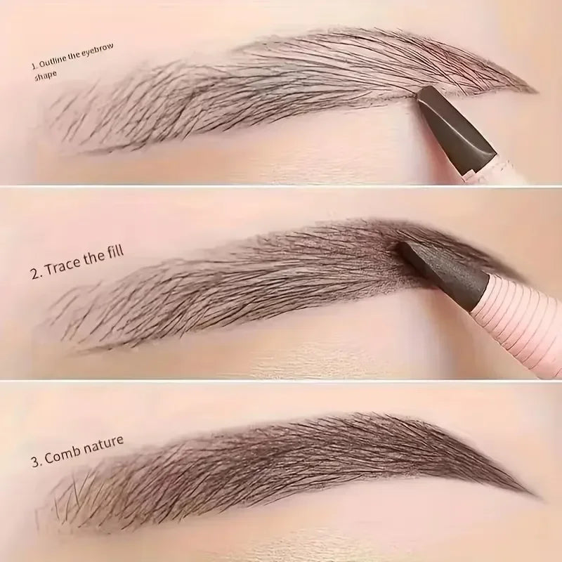 The 6-Color Waterproof Brow Pencil
