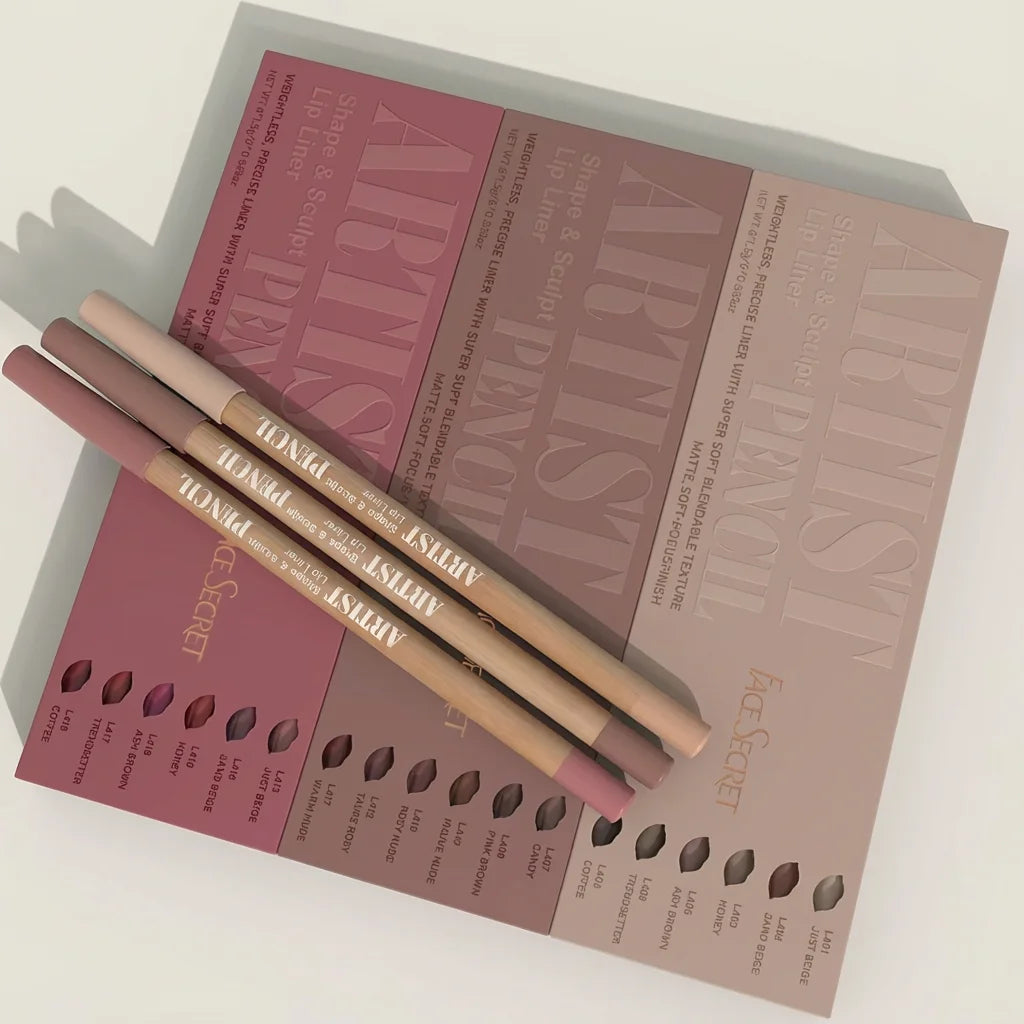 The 6-Piece Velvet Lip Liner Set