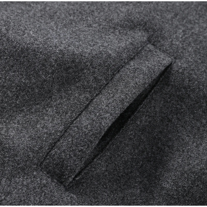 The Woolen Stand Collar Coat