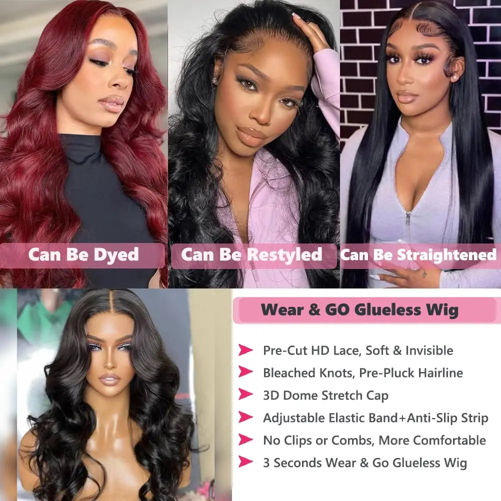 The Body Wave Transparent Lace Front Wig