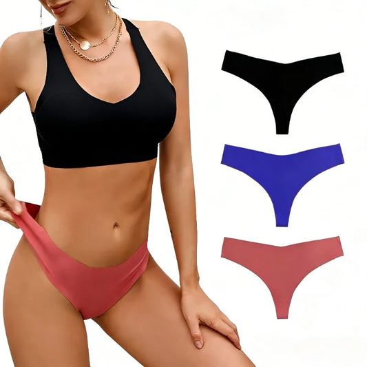 The 3-Pack Ice Silk V-Waist Brief Set