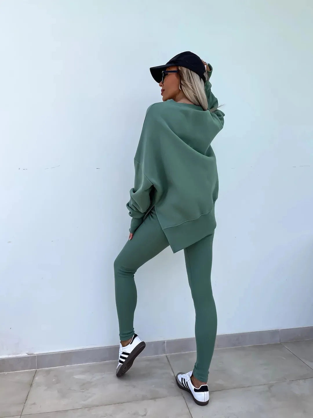 The Oversized Knit Trouser Set