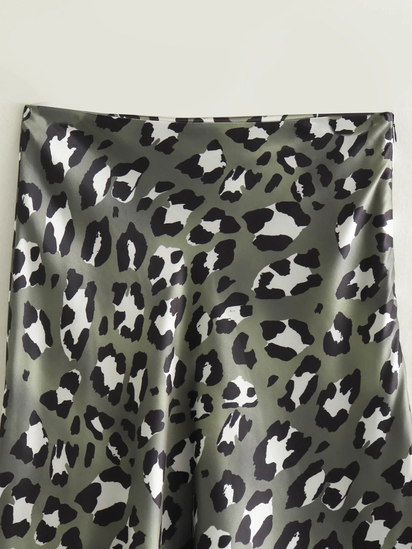 HH Women Fashion Leopard Print Skirt Vintage High Waist Midi Skirts Elegant Women Summer Casual Streetwear Skirt