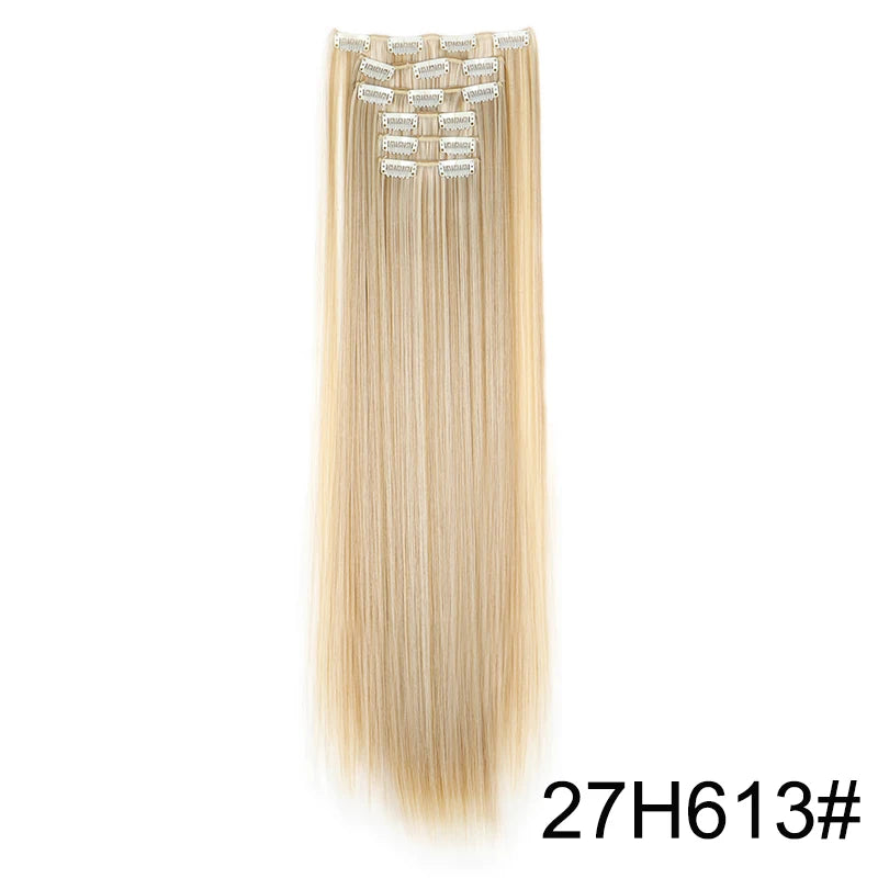 The 24-Inch 16-Clip Straight Hair Extensions