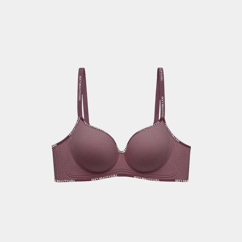 Women's Push-Up Bra for Enhanced Appearance Spring/Summer Wire-Free Soft Support Bra with Anti-Sagging Design Strapless Bra