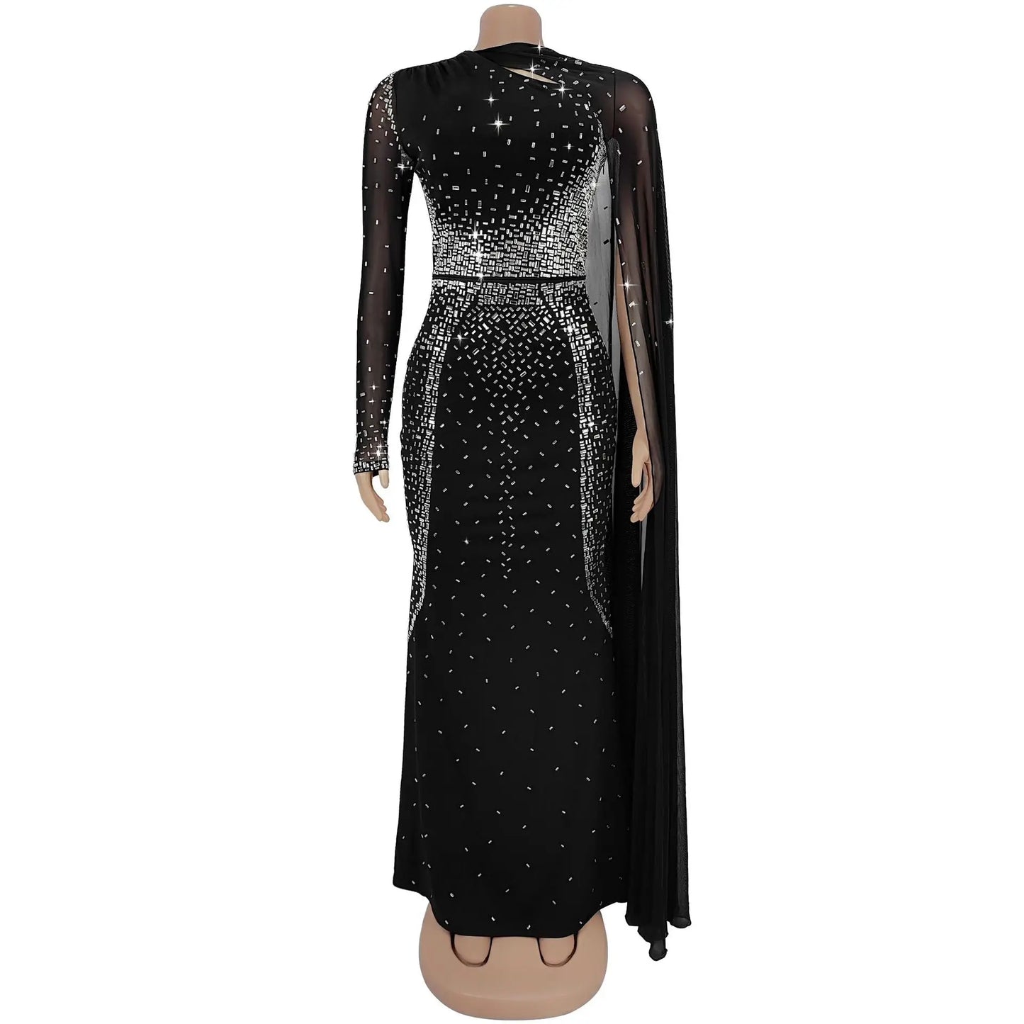 The African Rhinestone Party Gown