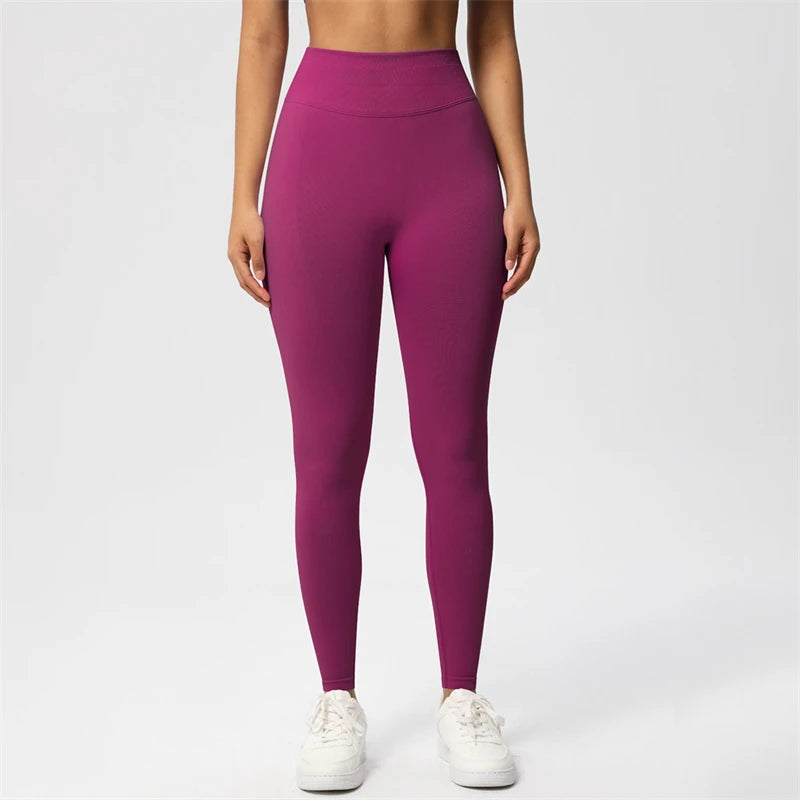 2025 Bum Shaping Leggings Impact Women Seamless Sports Yoga Pants Low Ribbed Band Gym clothes Fitness Workout Scrunch Butt Tight