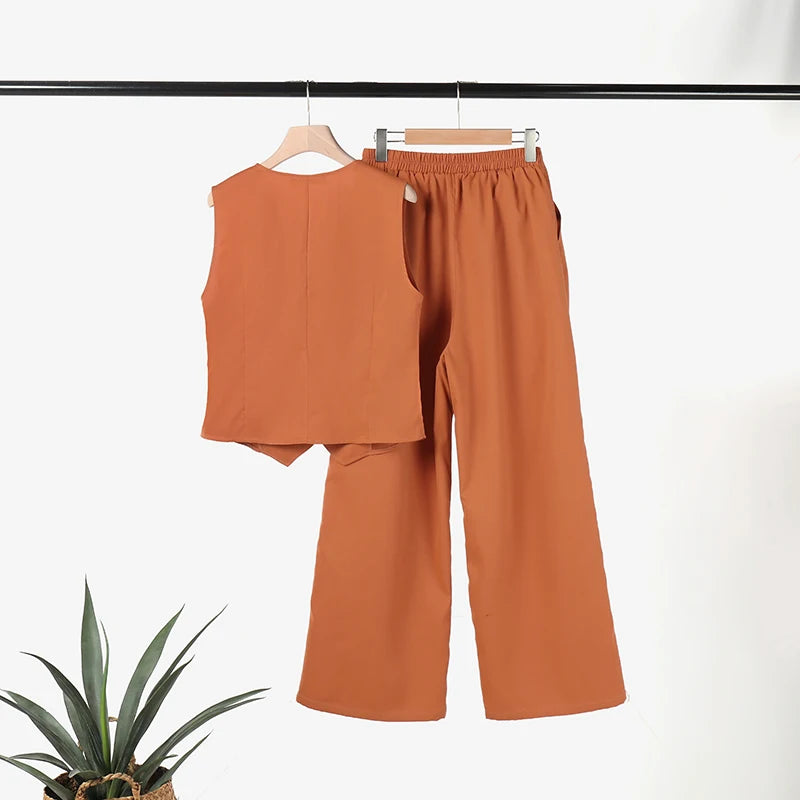 The Wide Leg Vest Co-Ord