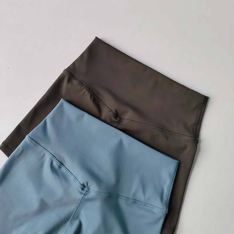 Summer Women's Yoga Shorts High Waist Sport Shorts Fitness Push-Up Tights Booty Short Pants Gym Shorts Cycling Shorts Female